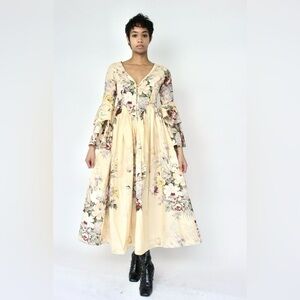 BATSHEVA X LAURA ASHLEY Bryer dress in archival Charlbury print